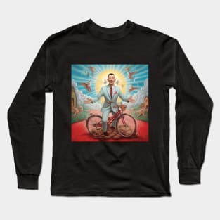 Pee Wee Herman in heaven - art 15 Long Sleeve T-Shirt